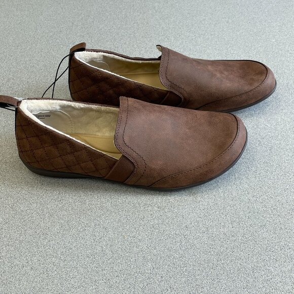 NEW J Sport Memory Foam Brown Slip-On Shoes Women's Size 10 - Picture 1 of 7